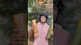 భోంగు లో  Bamboo stick making ytshorts trending food cooking [upl. by Hoy]