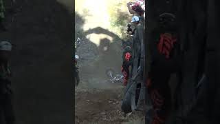 Dirtbike DEMOLITION DERBY  Hillclimb Andler Schönberg FAIL [upl. by Ereveniug]