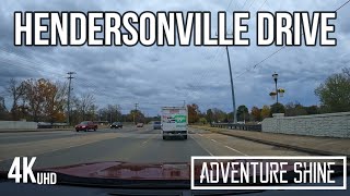 Driving through Hendersonville  4K  Hendersonville TN USA [upl. by Jenei161]