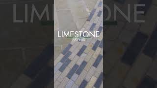 One Cool Limestone Paver Driveway  Slim Clay Paver Style Natural Stone Setts  Southampton UK [upl. by Noiramed]