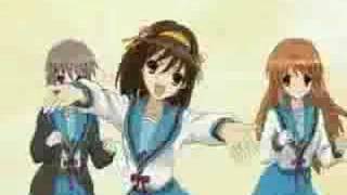 Haruhi Dance  Hare Hare Yukai  full [upl. by Louth]