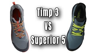 Altra Timp 3 VS Superior 5 Which is the Better Running Shoe [upl. by Dracir416]