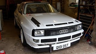 1991 Audi Quattro Coupe Rally Car Build Project [upl. by Nireves]