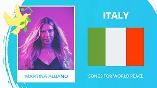 Italy🇮🇹  Martina Albano  Cielo Di Stele  Songs for World Peace 2020 [upl. by Rednirah]