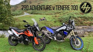 KTM 790 Adventure vs Yamaha Tenere 700 [upl. by Livvi137]