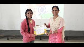 Handwriting Competition Winner Distribution Certificate at saputara international school [upl. by Fokos]