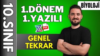 10sınıf biyoloji 1dönem 1yazılı hazırlık 📌GENEL TEKRAR ÖZET KONU ANLATIMI [upl. by Dari621]