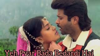 Yeh Pyar Bada Bedardi Hai  Apradhi  Vinod Rathod amp Alka Yagnik Anil Kapoor Vijayashanti [upl. by Oloap561]