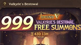 OMNIHEROES  999 Valkyries Bestowal Summons and prioritisation Guide [upl. by Airdnalahs]