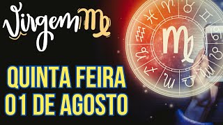 ♍ VIRGEM HOJE 😱 VAI ACONTECER NESTA QUINTA FEIRA 01 DE AGOSTO DE 2024 [upl. by Caleb596]