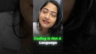 Coding is Not a Language ❌ Tamil  career development [upl. by Alastair347]