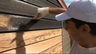 How to stain weatherboards with Resene Woodsman [upl. by Obau324]