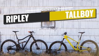 Santa Cruz Tallboy vs Ibis Ripley  Trail Bike Showdown [upl. by Mada]