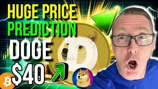 Dogecoin amp Bitcoin News Today Doge 40 Huge Price Prediction [upl. by Ahsitel802]