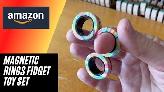 Magnetic Rings Fidget Spinner Demo and Review [upl. by Bramwell]