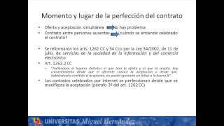 Lec002 Formación del contrato umh1438sp 20142015 [upl. by Douglass]