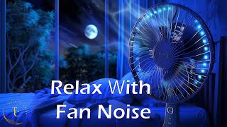 ► Oscillating Fan Sounds for Sleeping Rotating Fan Noise in STEREO Low Speed Fan [upl. by Nnylrahc]