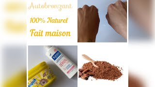 AUTOBRONZANT FACILE A FAIRE À LA MAISON  TUTO [upl. by Aisatan]