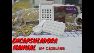 Encapsuladora Manual 24 cápsulas [upl. by Ney]