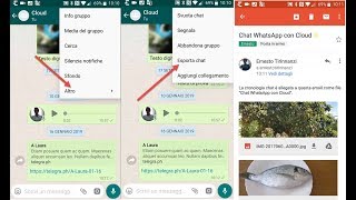 Come esportare una chat di WhatsApp [upl. by Osnola976]