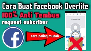 Cara Buat Facebook Overlite 100 Anti Tembus  Fb Overload  Mudah Sekali Gaess [upl. by Anoyk283]