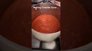 Ajvar Recipe  How to make vegetarian pepper caviar Great on grilled fish and meats shorts [upl. by Nnaer]