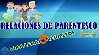 Relaciones de parentesco Problemas resueltos  Relaciones familiares [upl. by Mandle]