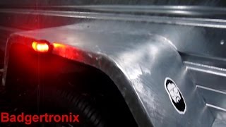 Trailer Marker Lights Install How To [upl. by Atinnek]