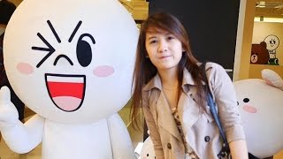 Travel LINE Friends Cafe amp Store at Garosugil Seoul  South Korea [upl. by Adelind]