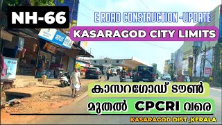 Kasaragod Town I NH66 six lane construction update I April 2024 I Kasaragod to CPCRI I Mangalore I [upl. by Belinda]