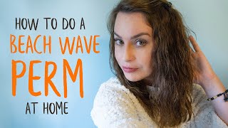 Beach Wave perm at home [upl. by Scrogan]