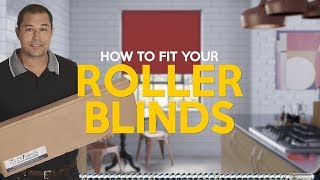 How to fit roller blinds [upl. by Oribelle747]