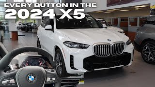 Pressing and Explaining Every Button in the New 2024 BMW X5 New LCI and iDrive 8 Controls [upl. by Refenej]