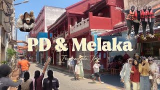 PD amp Melaka Trip 𓇼𓏲ੈ✩‧₊˚  Pantai Klebang Melaka Food Hunting [upl. by Amber980]