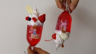 Cute Parfait Food Sample Making Kit Arrange [upl. by Attener]