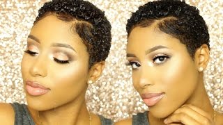 How To Define Curls for Short Natural Hair  TWA [upl. by Anastassia]