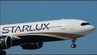 Starlux Airbus A330neo B58304 Landing at Narita 16L  NRTRJAA [upl. by Alehcim460]