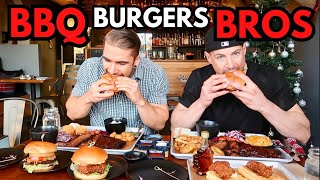 200 BBQ FEAST ATTEMPTED TO BE EATEN BY ONLY 2 PEOPLE  SCOTT EATS YOUTUBE JoelHansen  MUKBANG [upl. by Bensky474]