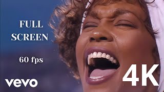 Whitney Houston  Star Spangled Banner National Anthem  Super Bowl 1991  4K REMASTERED [upl. by Lubet]