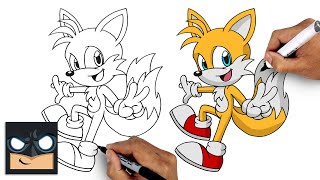 How To Draw Tails  Sonic Drawing Tutorial Step by Step [upl. by Asenaj182]