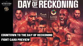 RIYADH SEASON COUNTDOWN FIGHT CARD PREVIEW [upl. by Hamas]