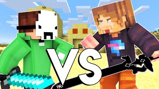 Dream VS MrBeast  Minecraft FIGHT Animation [upl. by Eceined]