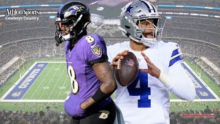 Ravens vs Cowboys Epic Showdown 🏈 by Trending News [upl. by Enirrok]