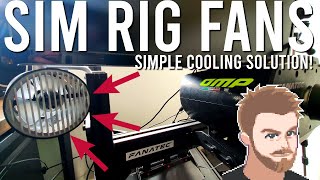 A Cheap and Effective Sim Rig Cooling Solution  25 USB Fan [upl. by Bradney]