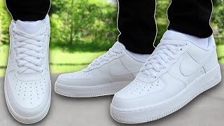 How To Diamond Lace Nike Air Force 1s  Featuring ‘AF1 Lows’ BEST WAY [upl. by Saticilef]