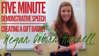 Five Minute Demonstrative Speech [upl. by Rehtaeh]