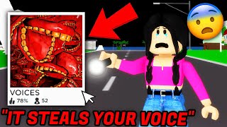 This CREEPY ROBLOX GAME STEALS YOUR VOICE on BROOKHAVEN [upl. by Gaillard998]