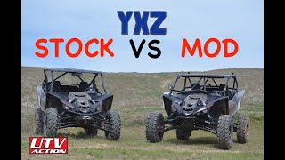 Yamaha YXZ1000R SS XTR Stock Vs Mod [upl. by Hyde]