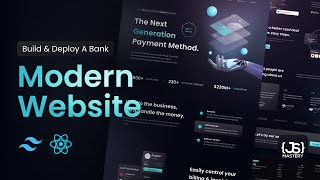 Build and Deploy a Fully Responsive Website with Modern UIUX in React JS with Tailwind [upl. by Leohcin127]