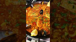 paella de marisco 🦐 para 4 personas paella paellademarisco paellarecipe paellalovers paellas [upl. by Llerref]